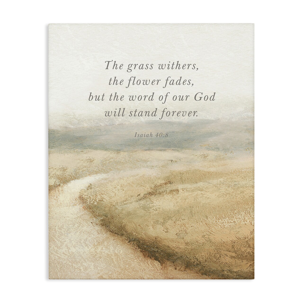Stupell Industries Word Of God Isaiah Proverb Canvas, design by John Spaeth